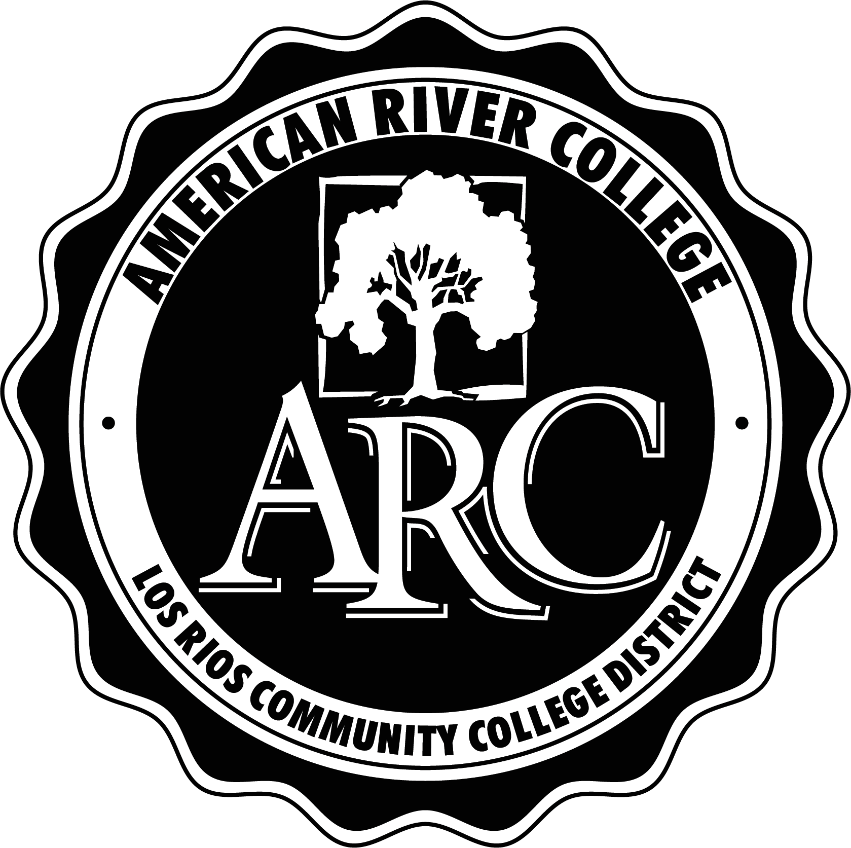 ARC College seal - American River College, ARC, Los Rios Community College District